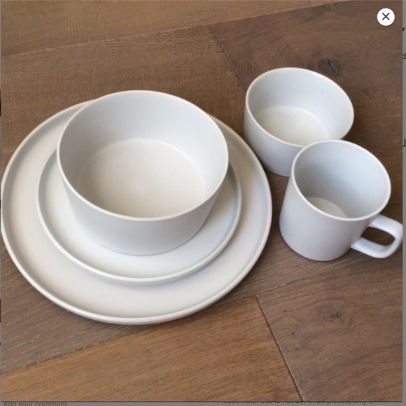 New 5 pcs Set Stoneware Luxmatte Dinnerware plate mug bowl Elama - Picture 2 of 10